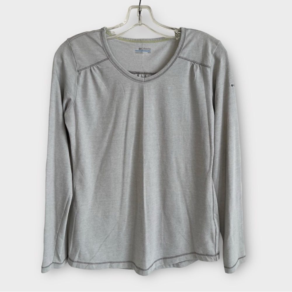 Columbia Longsleeve Casual Activewear Top in Gray Women’s Size M